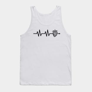 Beer Hop Heartbeat Tank Top